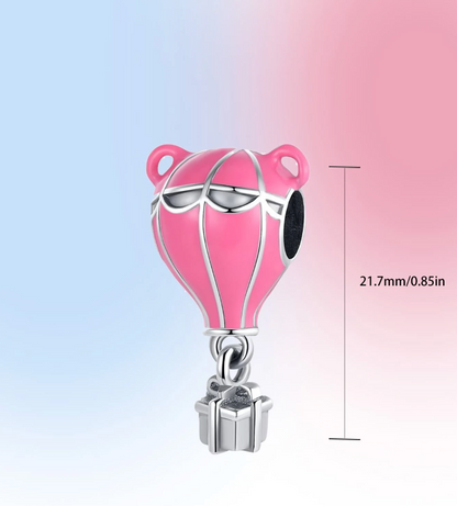 Charm Globo de Aventuras Rosa