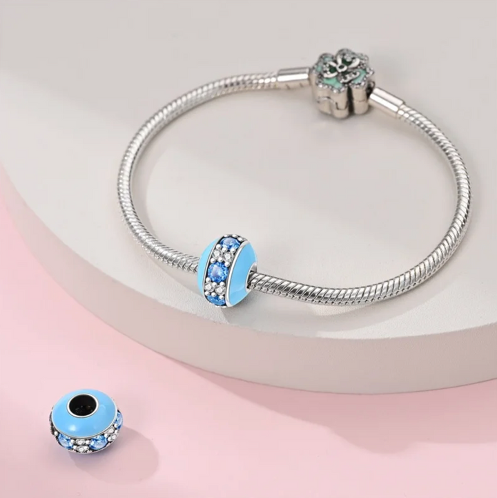 Charm Abalorio Aurora Azul