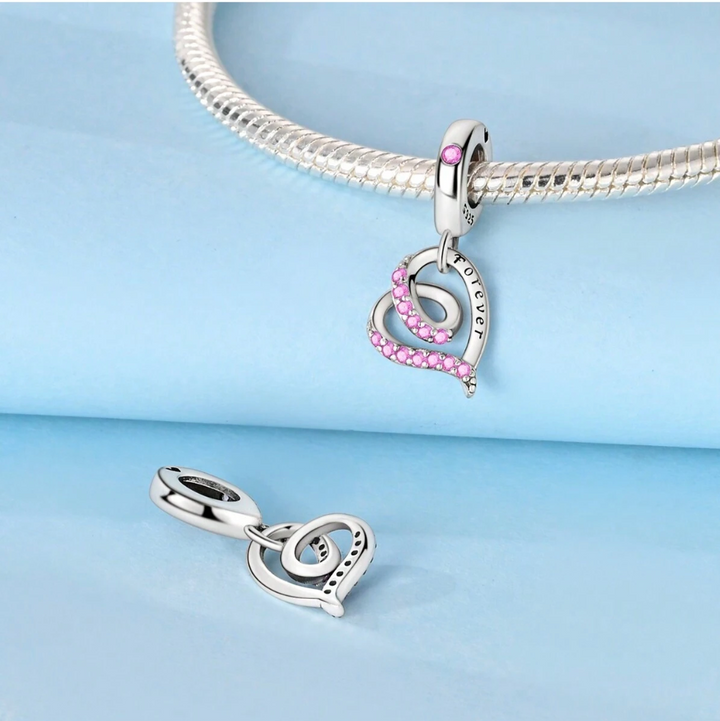 Charm Corazón Espiral Forever