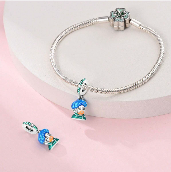 Charm Pintura de Hombre con Barba Roja