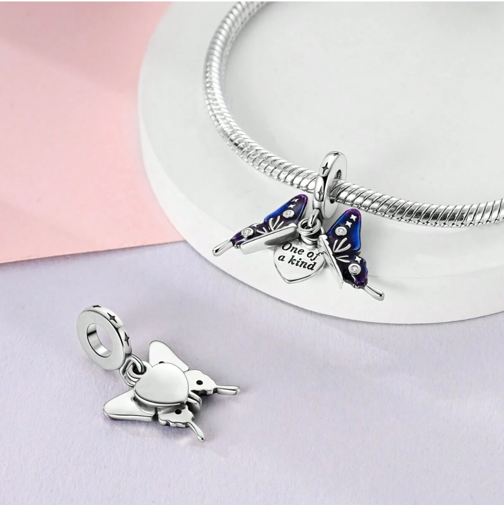 Charm Mariposa Abierta "One of a Kind"