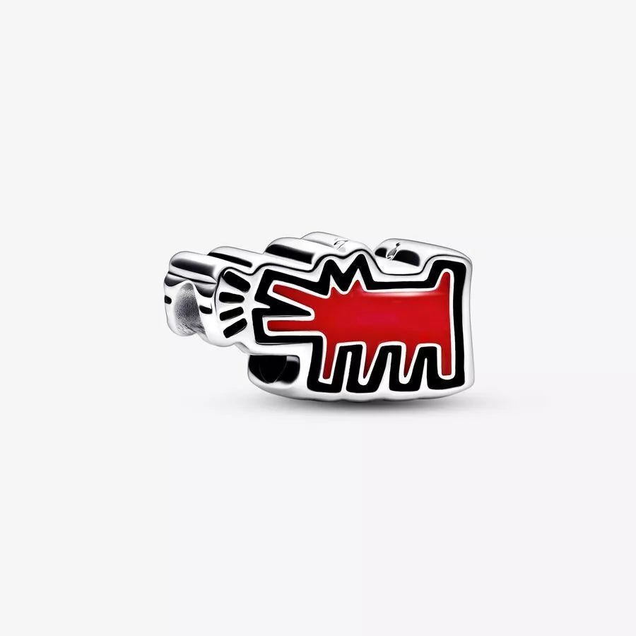 Charm Perro Rojo de Keith Haring