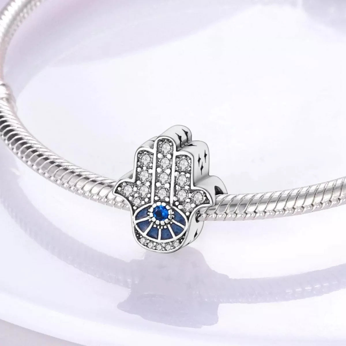 Charm Hamsa & Ojo Turco Diamantado