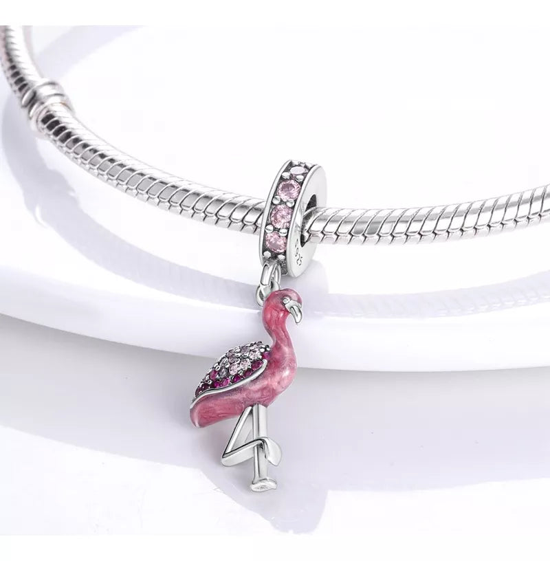 Charm Flamingo Rosa