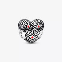 Thumbnail for Charm Corazones de Keith Haring