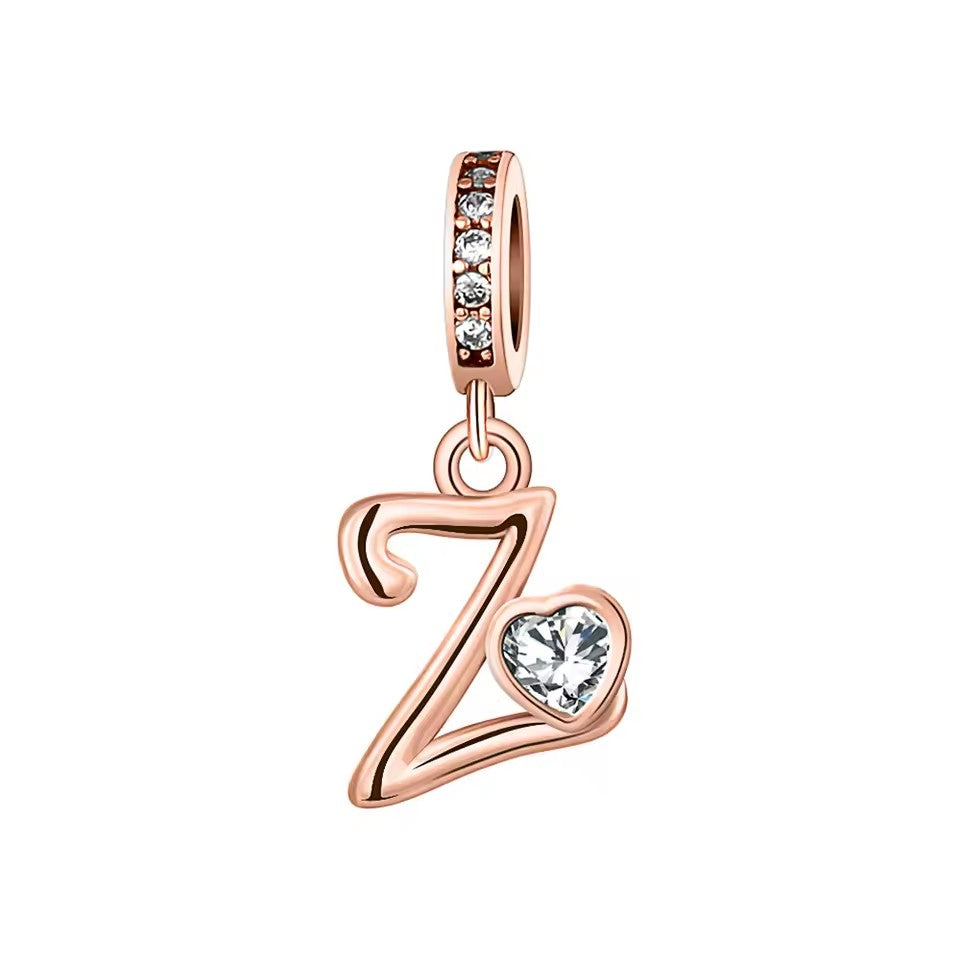 Charm Letras Rose Gold