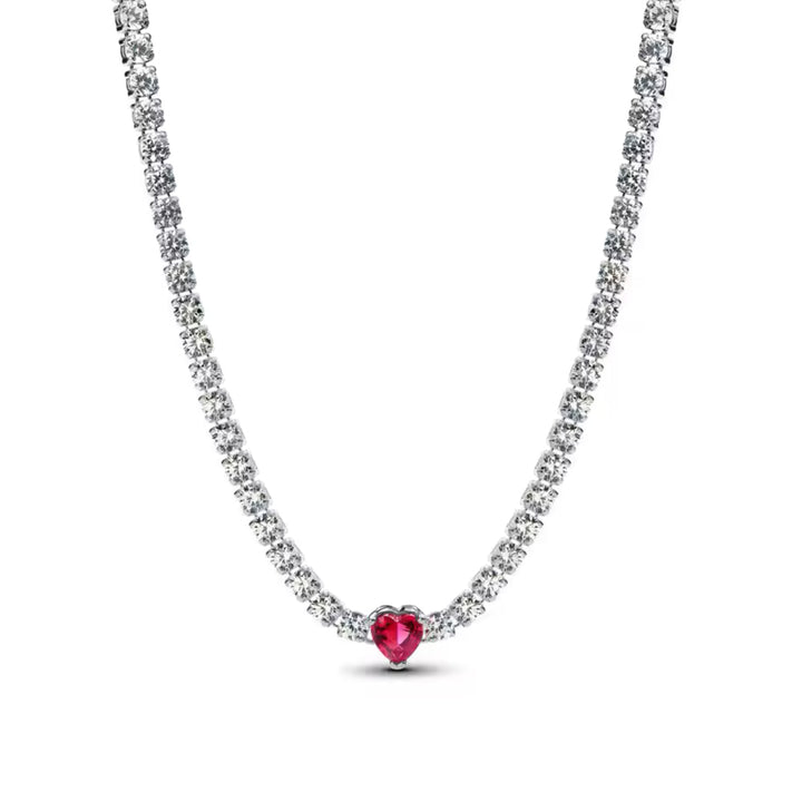 Collar Diamantado & Corazon