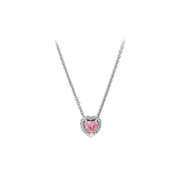 Collar Corazon Rosa