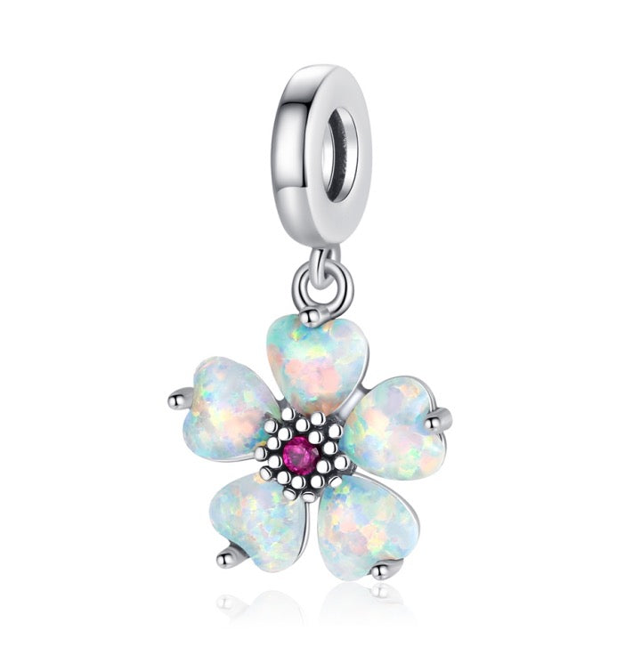 Charm Flor del Verano Opal