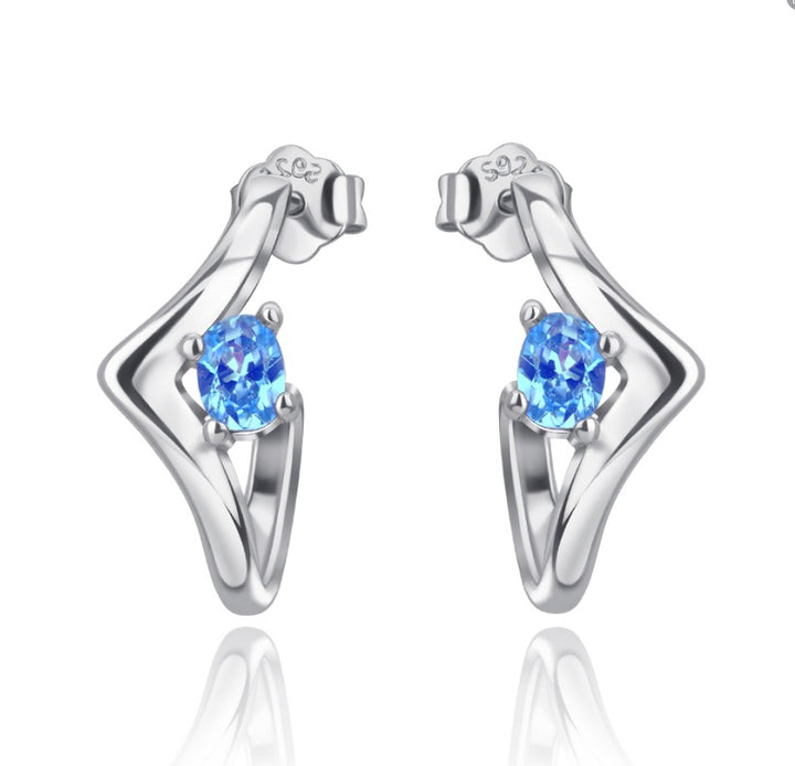 Aretes Elegancia Azul