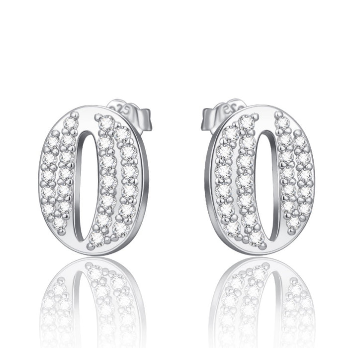 Aretes Ovalo Resplandeciente