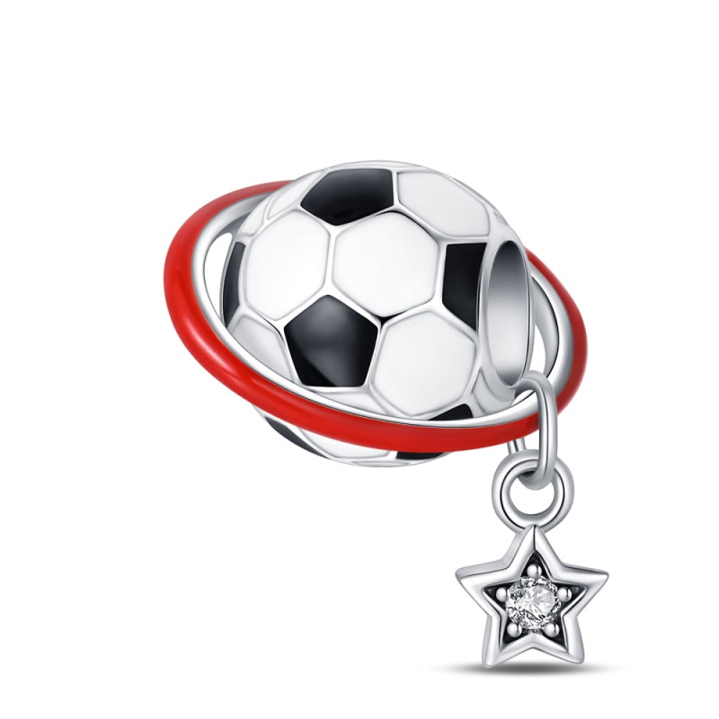 Charm Balón de Fútbol y Estrella