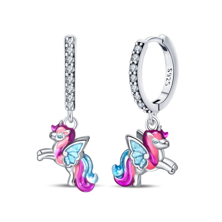 Aretes Unicornios
