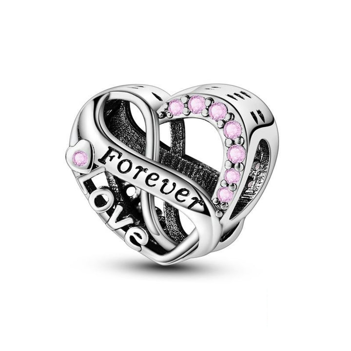 Charm Corazón de Forever y Love