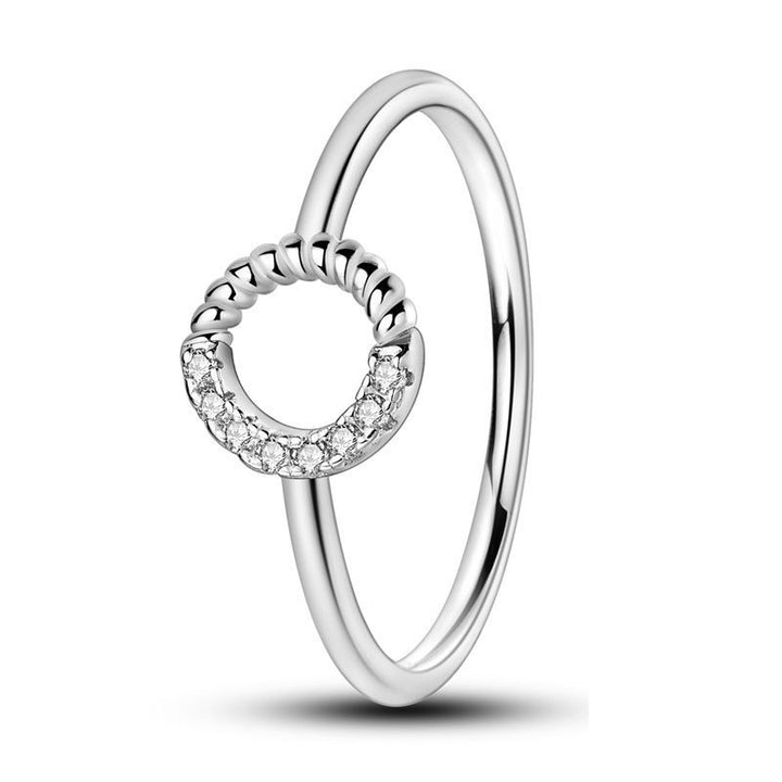 Anillo Círculo Brillante