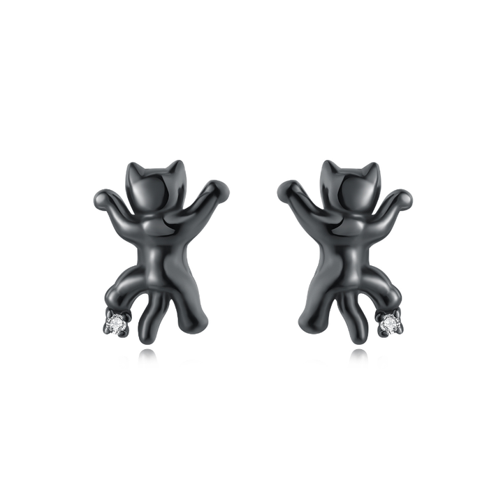 Aretes Gato Negro