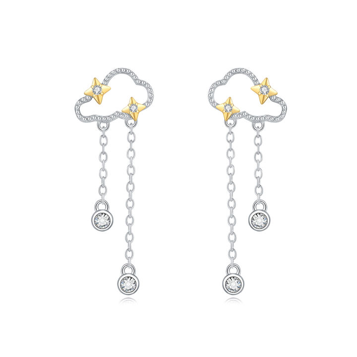 Aretes Nubes y Estrellas