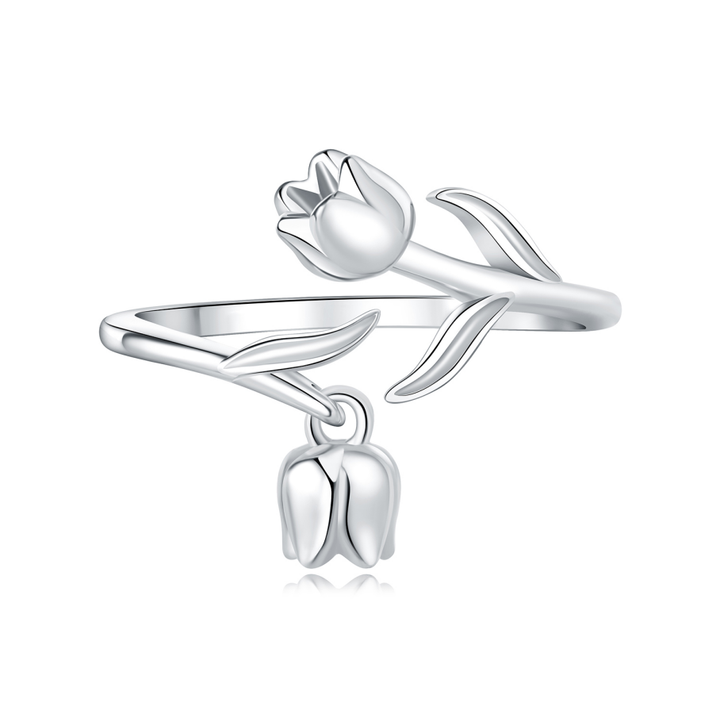 Anillo Tulipanes Brillantes