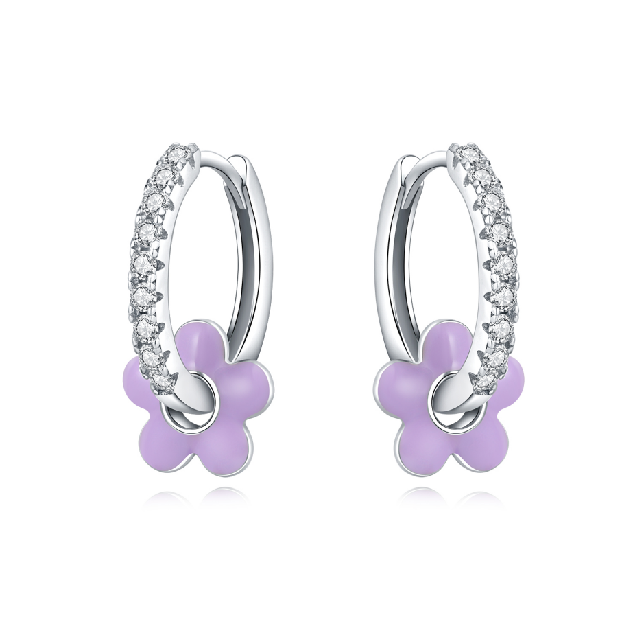 Aretes Margarita Morada