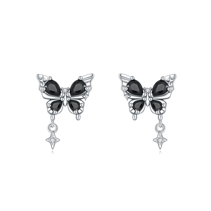 Aretes Mariposa Negra