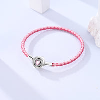 Thumbnail for Pulsera Rosa con Corazón