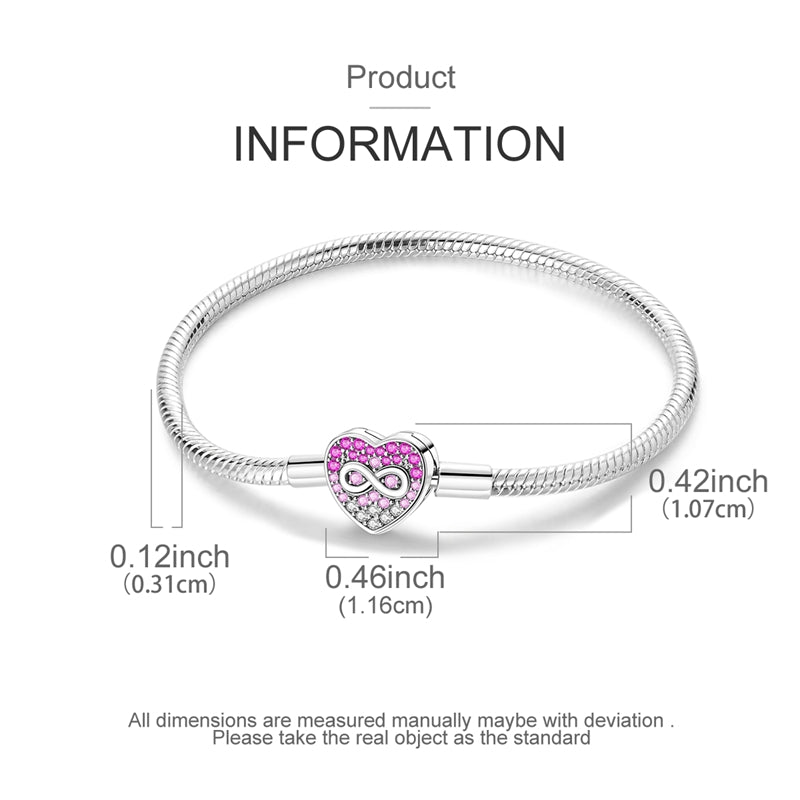 Pulsera Corazon Infinito