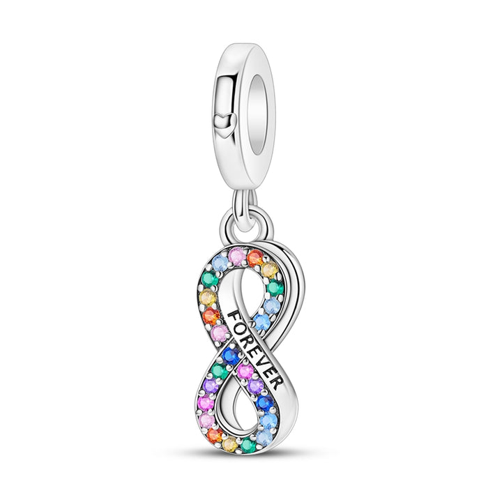 Charm Infinito de Arcoíris "Forever"