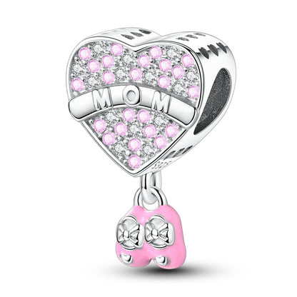 Charm Zapatitos Rosa Mom