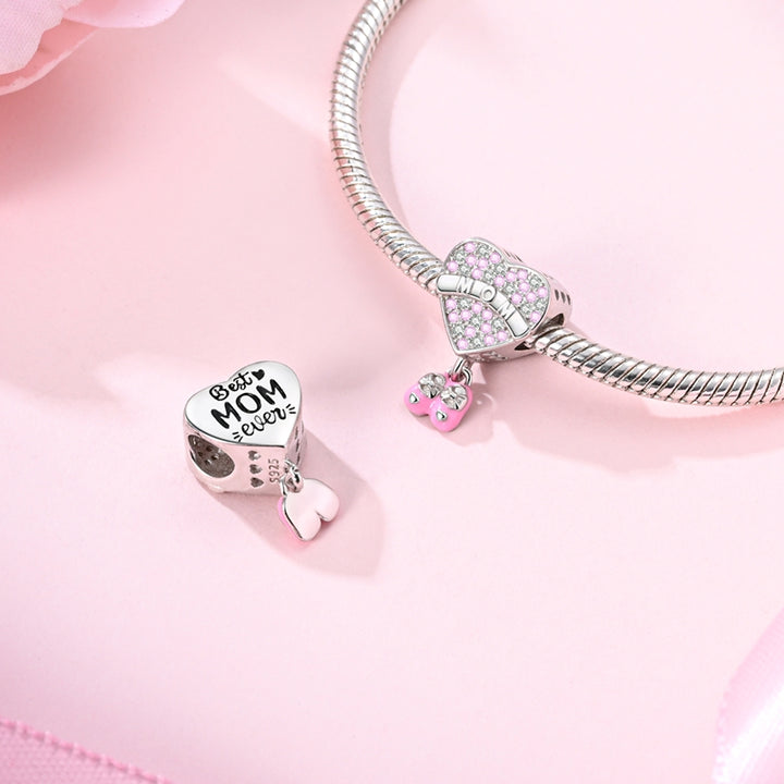 Charm Zapatitos Rosa Mom