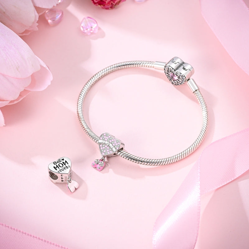 Charm Zapatitos Rosa Mom