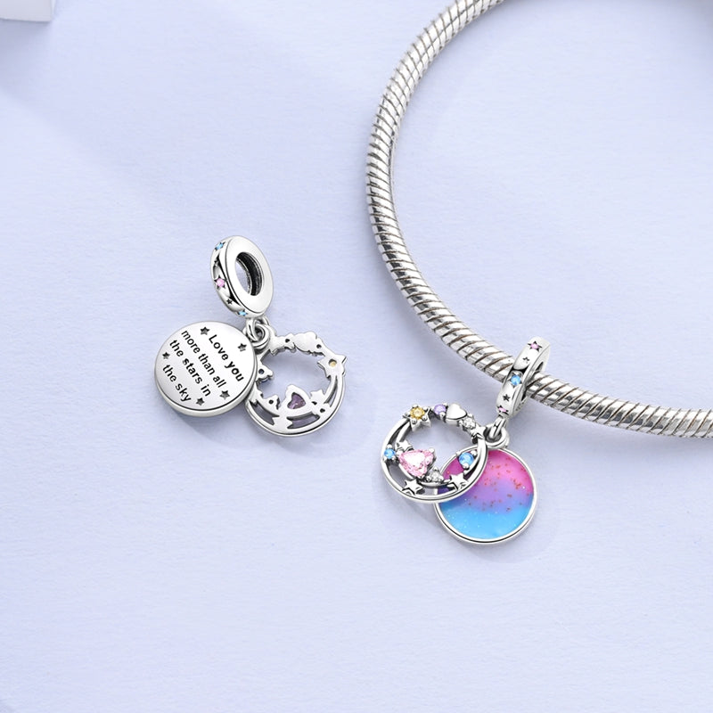 Charm Galaxia Rosa