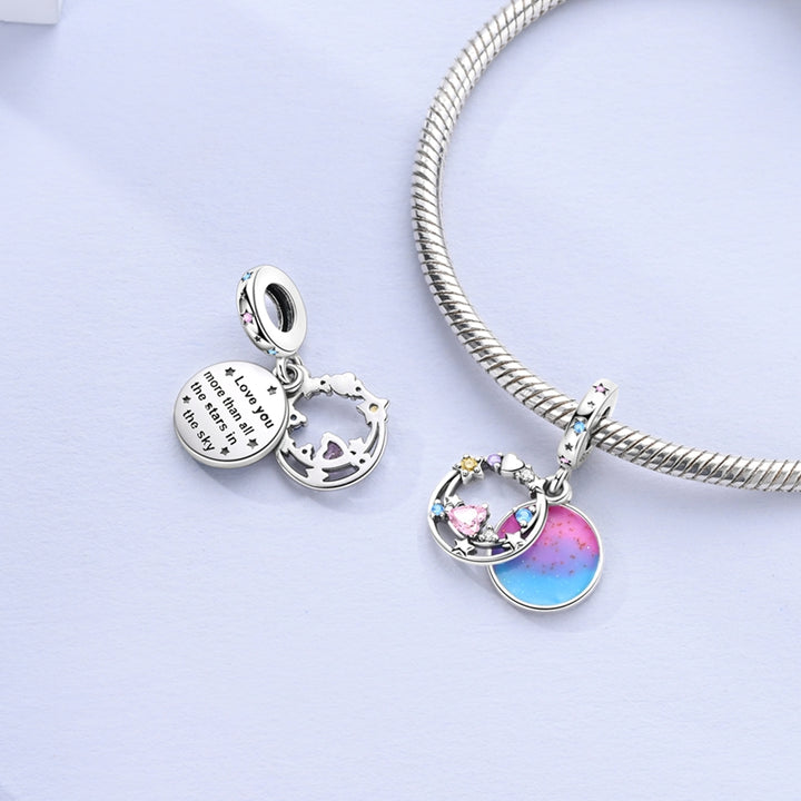 Charm Galaxia Rosa