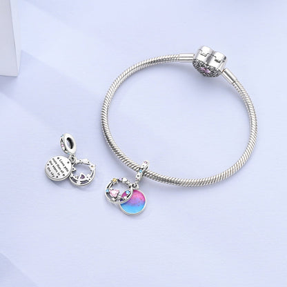 Charm Galaxia Rosa
