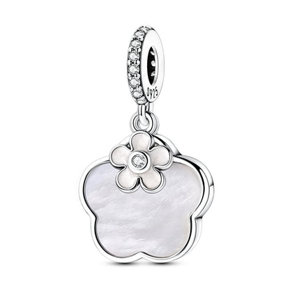 Charm Flor Color Perla