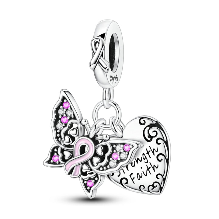 Charm Conmemorativo Con Mariposa