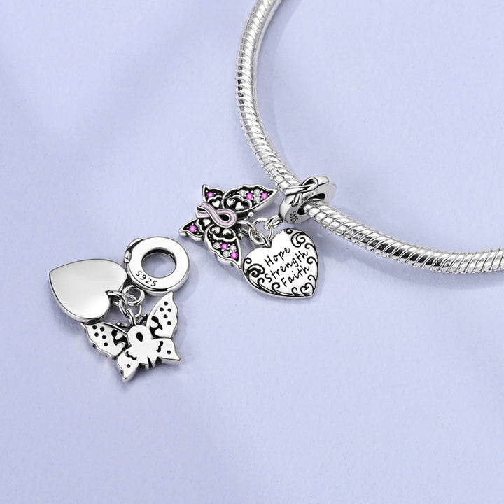 Charm Conmemorativo Con Mariposa