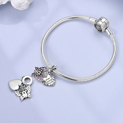 Charm Conmemorativo Con Mariposa