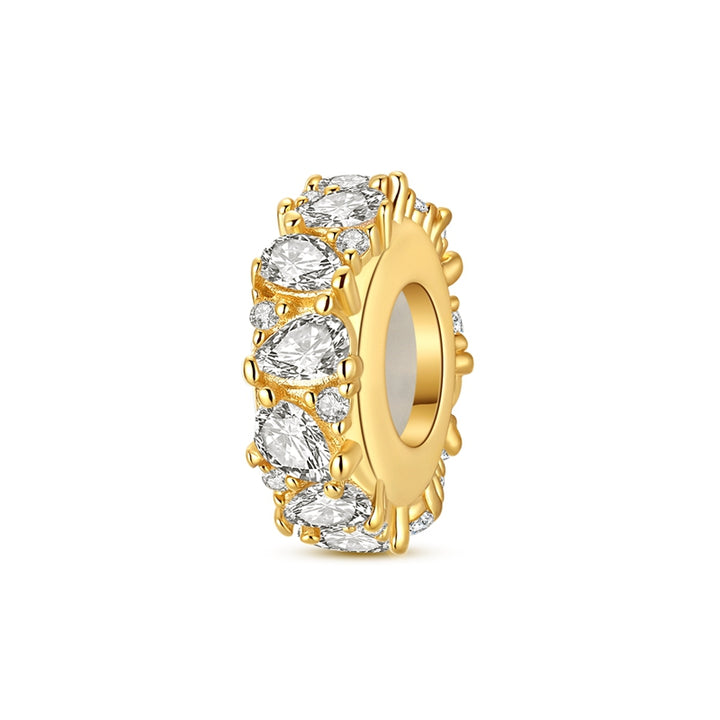 Charm Dorado Con Pedreria