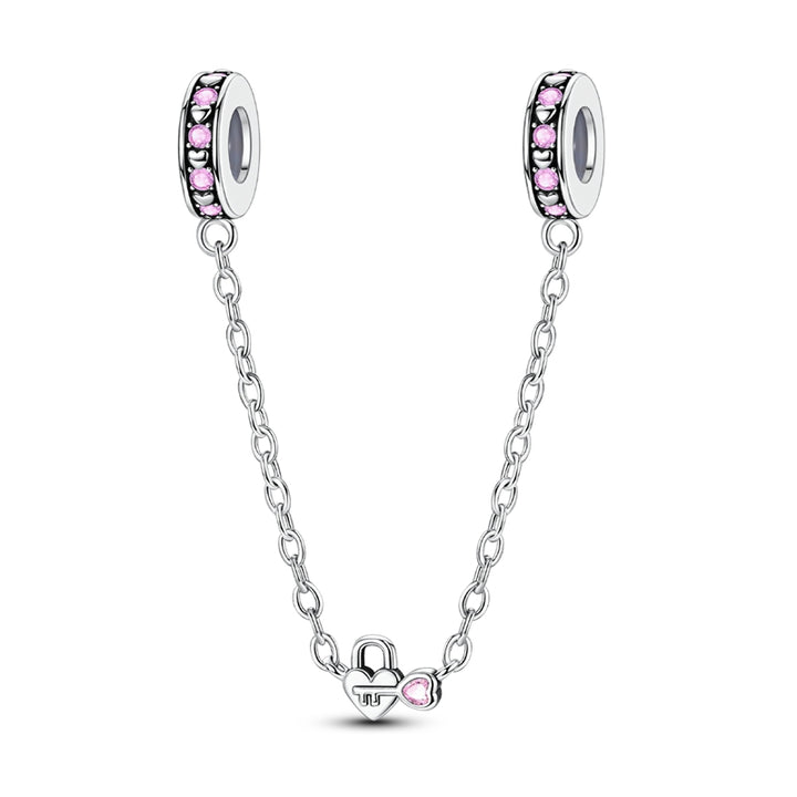 Cadena de Seguridad Corazon & Llave