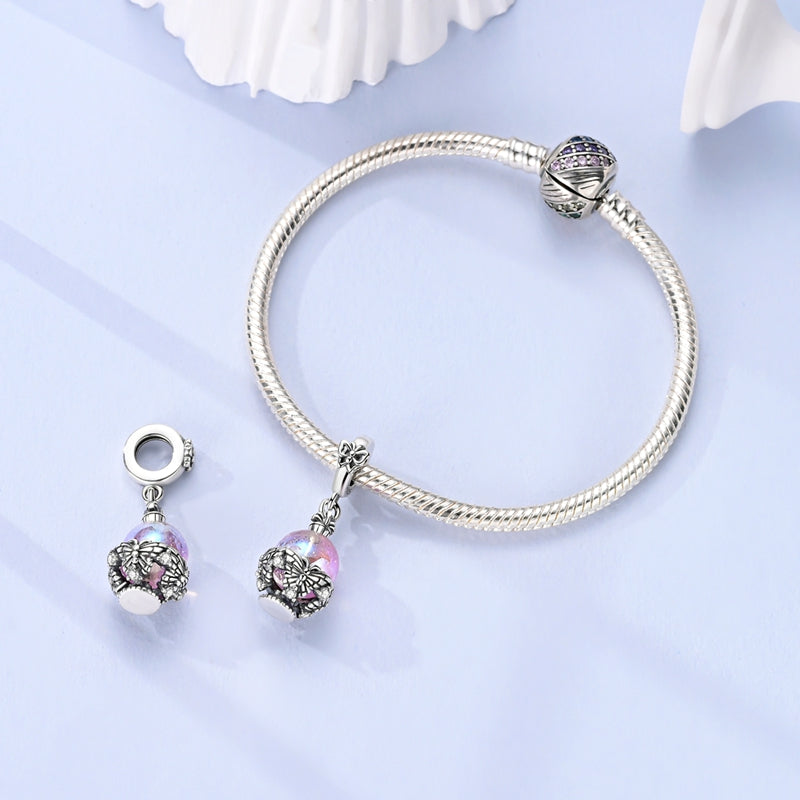 Charm Esfera Rosa