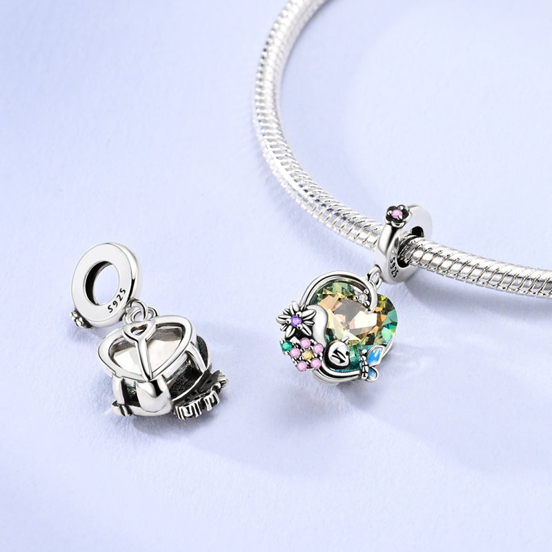 Charm Corazon Multicolor & Gatito