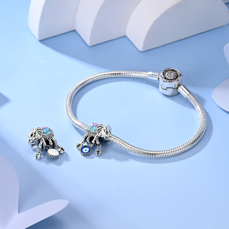 Charm Elefante & Ojo Turco
