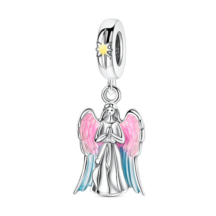 Charm Angel Con Alas Rosas