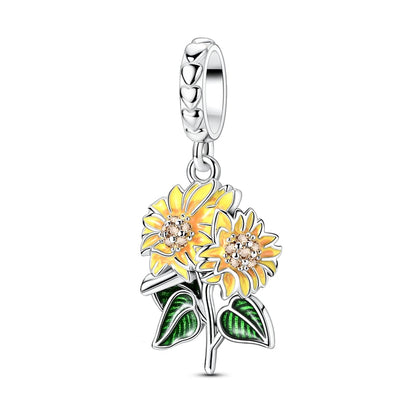 Charm Par de Flores