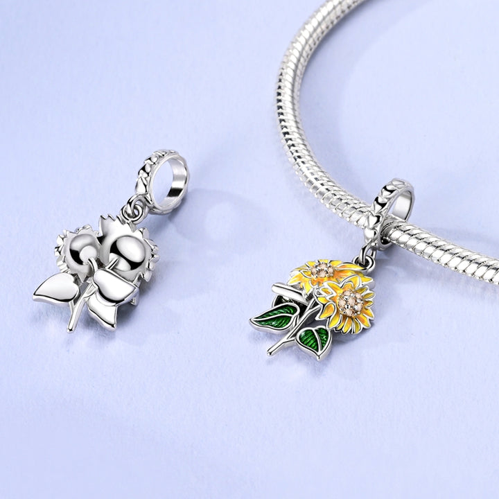 Charm Par de Flores