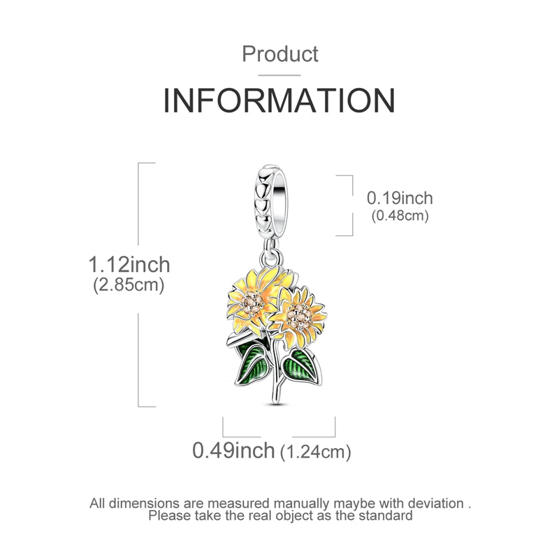 Charm Par de Flores