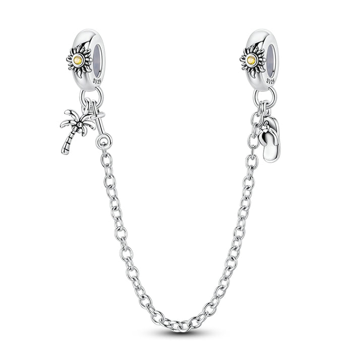 Cadena De Seguridad Palmera & Sandalia