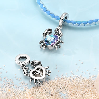 Charm Corazon & Cangrejo