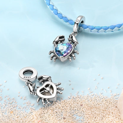 Charm Corazon & Cangrejo