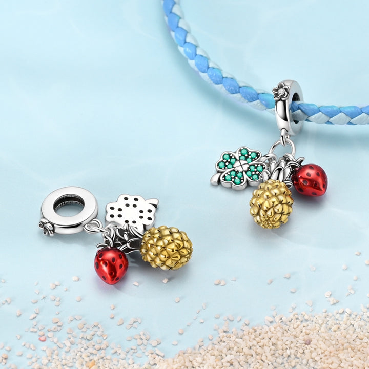 Charm Colgante Piña & Fresa